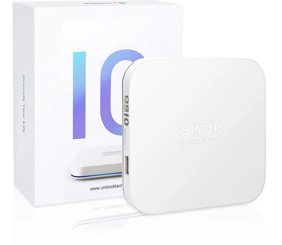 UNBLOCK TECH UBOX 10 PROS MAX 4GB RAM + 64GB ROM 802.11AC DUAL