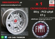 Cerchio in lega Fiat Cromodora CD 66 80 8x13 4x98 13 pollici LADA FSO 2105 2107