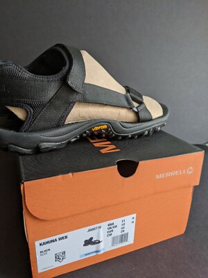 Merrell Kahuna Web Black Sandal Men's sizes 11