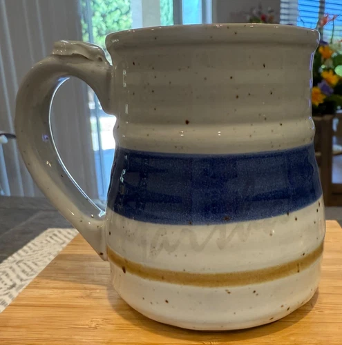 Vintage Studio Art Pottery Clay fo Minds Coffee Mug Cup