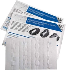 Epson CaptureOne Check Scanner Cleaning Card featuring Waffletechnology 15 Cards