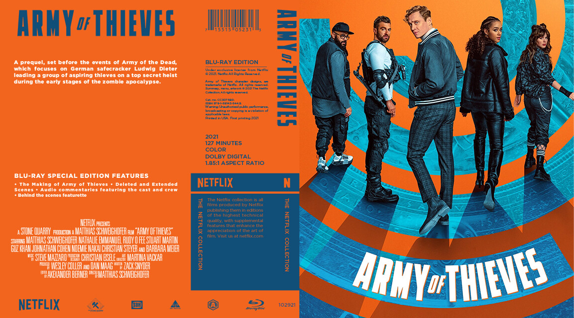 Custom Replacement Blu-ray Cover W/ EMPTY Single Case - 2022