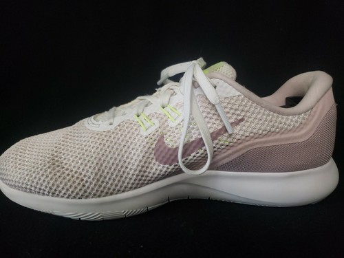 NIKE FLEX TRAINER 7 SZ 7.5 WHITE BARELY ROSE VOLT 898479 104 RUNNING - Picture 4 of 11