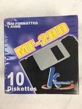 New K Hypermedia 10 PACK IBM Formatted MF-2HD 1.44MB Floppy Disks Diskettes