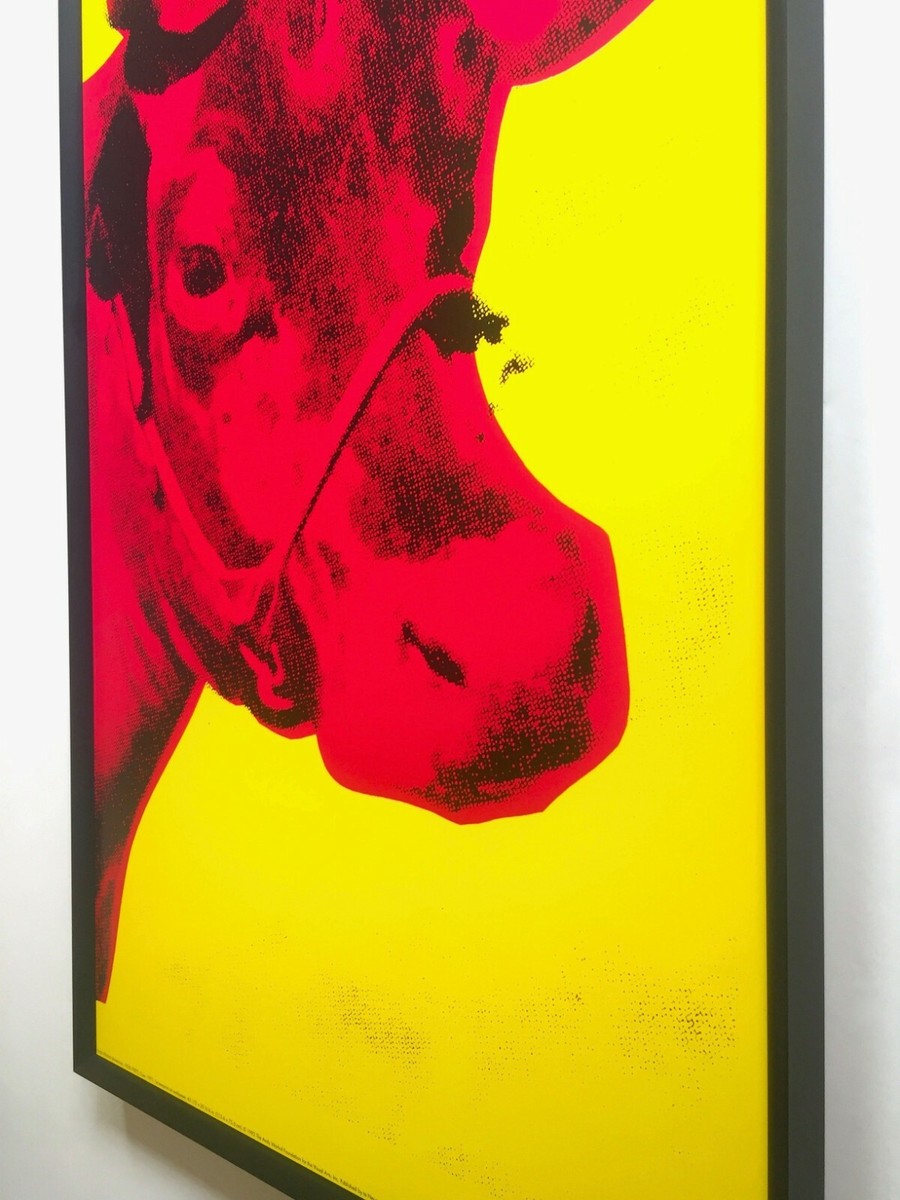 ANDY WARHOL FOUNDATION RARE 1992 LITHOGRAPH PRINT FRAMED POP ART