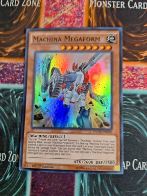 Yu-Gi-Oh! Machina Megaform NECH-ENS06 Super Rare 1st Edition Near Mint