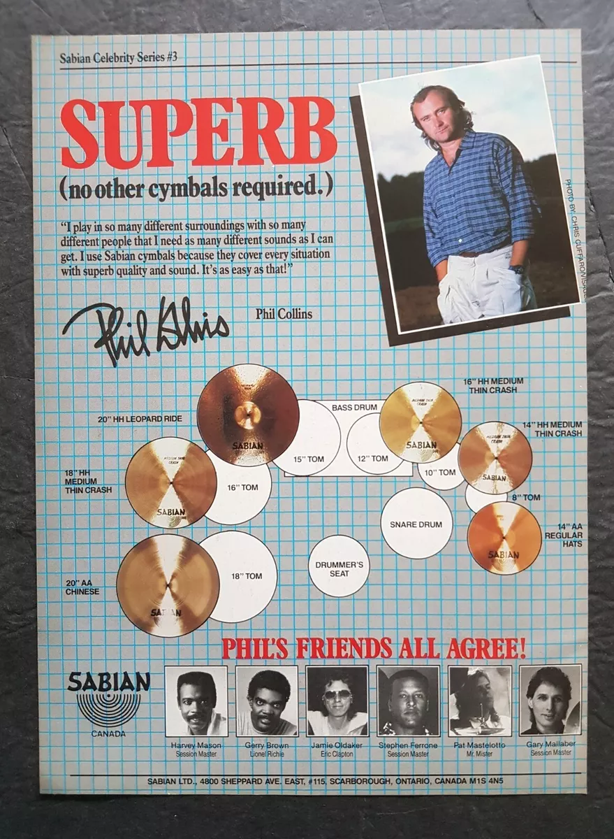 Phil collins cymbals deals