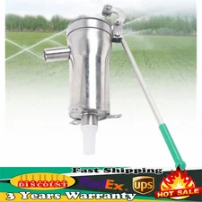 Stainless Steel Hand Pump Deep Water Suction Pump Manual Well Pump Fit Garden