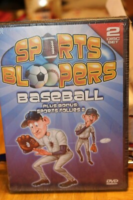 Sports Bloopers Baseball '' plus bonus Sports Follies 2 Disc set New sealed