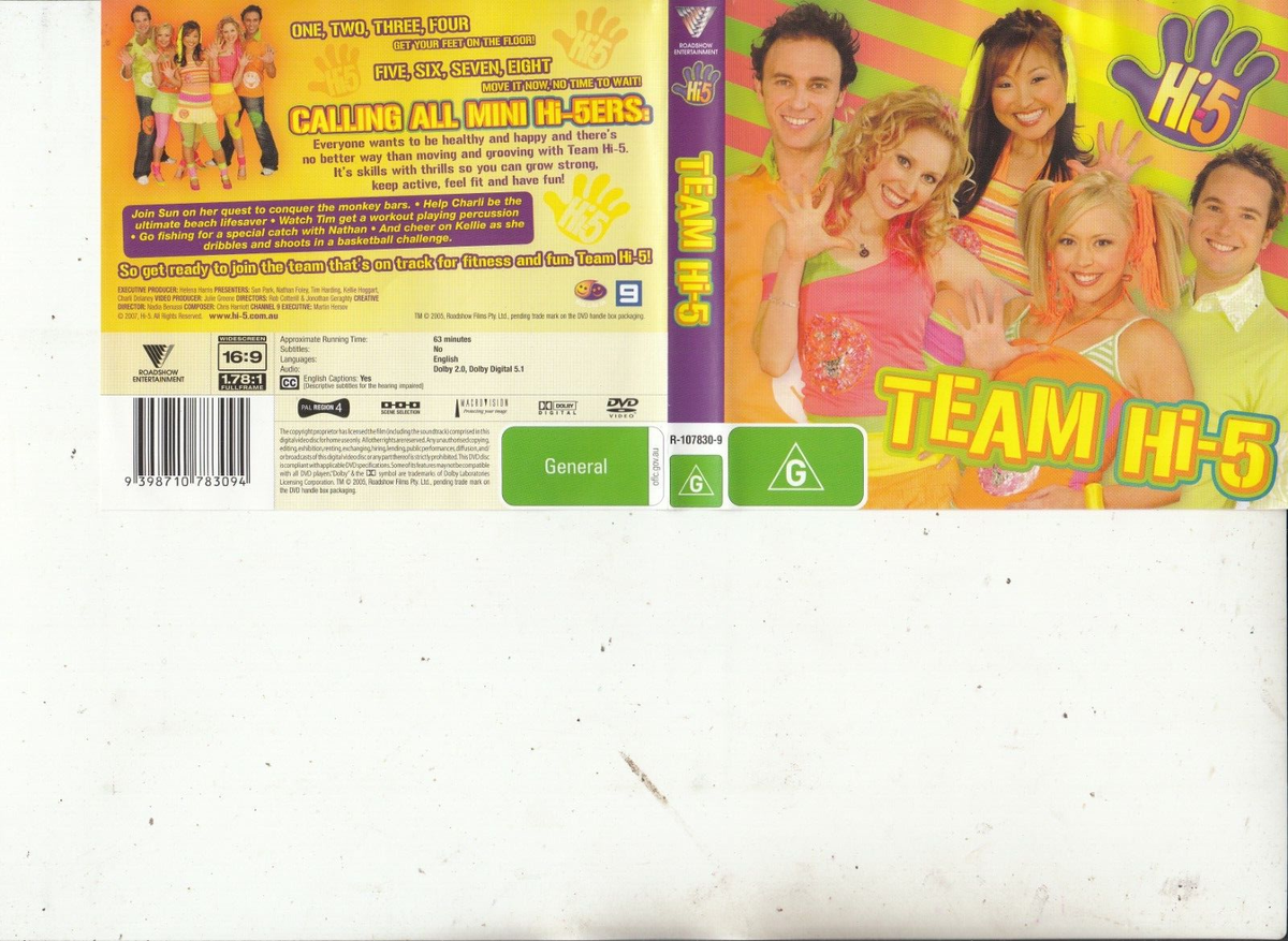 HI-5-Team Hi-5-[63 Minutes]-Children Hi-5-DVD | eBay Australia