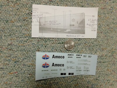 Microscale decals HO Amaco covered hopper F101