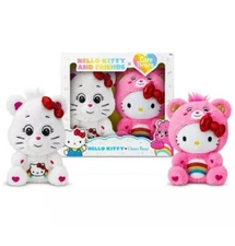 Hello Kitty and Friends x Care Bears Cheer Bear Sealed Box Set Of 2 Plush