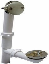 Plumbest P37-50BN Tubular Lift and Turn Full Kit, Brushed Nickel