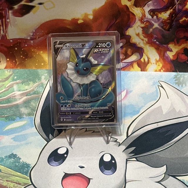 Vaporeon V (Full Art) 172/203 Swsh07: Evolving Skies Holo