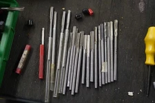 Lot of 15 New & Lightly Used HSS Chucking Reamers Range .2501" - .5000"