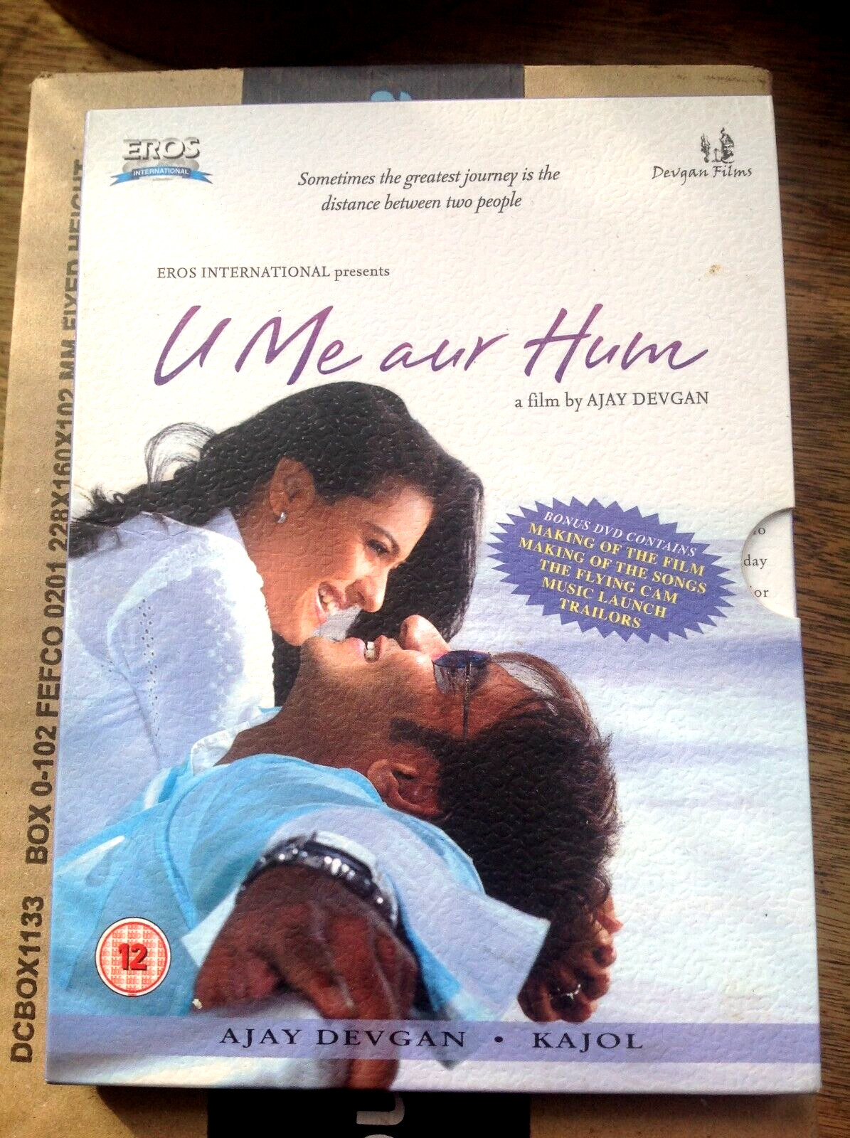 U ME AUR HUM - AJAY DEVGAN - KAJOL - NEW ORIGINAL BOLLYWOOD DVD - 2 DISC EDITION