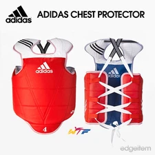  Adidas TaeKwonDo Reversible Chest Guard WTF Approved Protector TKD 