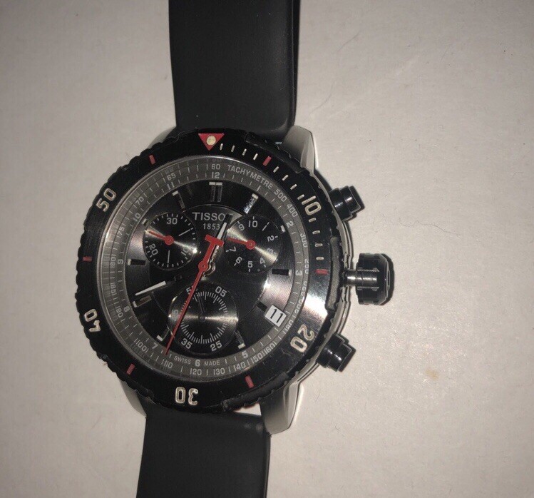 TISSOT PRS200 Chronograph Men's Watch 42mm Ref T067417A - Fully Functional