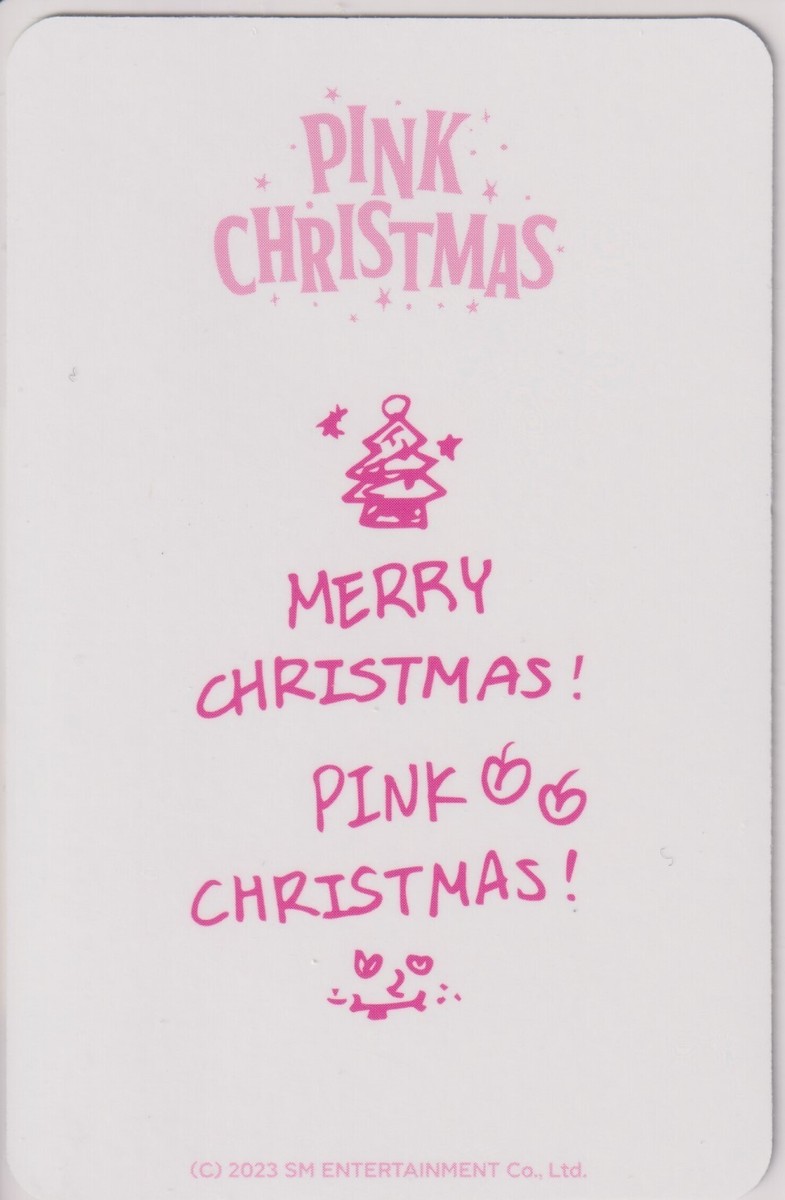 aespa Winter Official Photocard | Aespa Pink Christmas 2023 | eBay