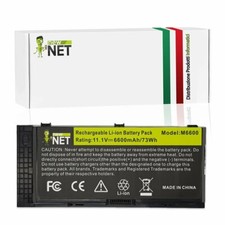 Batteria FV993 compatibile con Dell Precision M4700 M4600 M6600 [6600mAh]