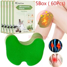 60pcs Knee Relief Plaster Sticker Wormwood Extract Knee Pain Joint Ache Patches