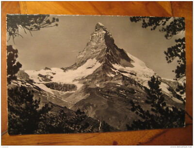 ZERMATT Matterhorn Cervin Mountain Mountains Post Card VALAIS Wallis Switzerland