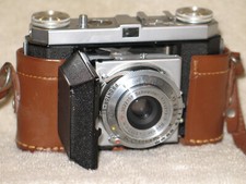 Serviced Kodak Retinette 017 with Schneider Reomar 4.5/50mm lens and Case.