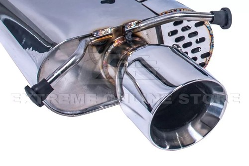 Muffler Axle Back 4.25" Exhaust W/ Valve Control For 09-15 Cadillac CTS-V Sedan - Picture 15 of 20
