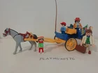 PLAYMOBIL. PLAYMOXOY76 STORE. HORSE CART WITH FAMILY REF. 3117.