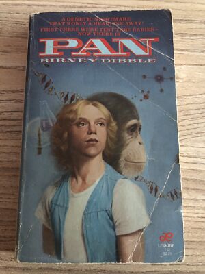 Pan By Birney Dibble - Leisure Paperback - 1980 - Horror - Rare - See Photos