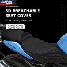 Adatto per BMW R1250RS/R R1200RS R1200R Coprisedile in tessuto a rete 3D nero per moto