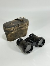 Antique Edward Messter Opera Glasses / Binoculars in Leather Case  Berlin