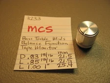 📈MCS 💥BASS TREBLE BALANCE FUNC MIDS TAPE MONITOR KNOB💥 3233 STEREO RECEIVER