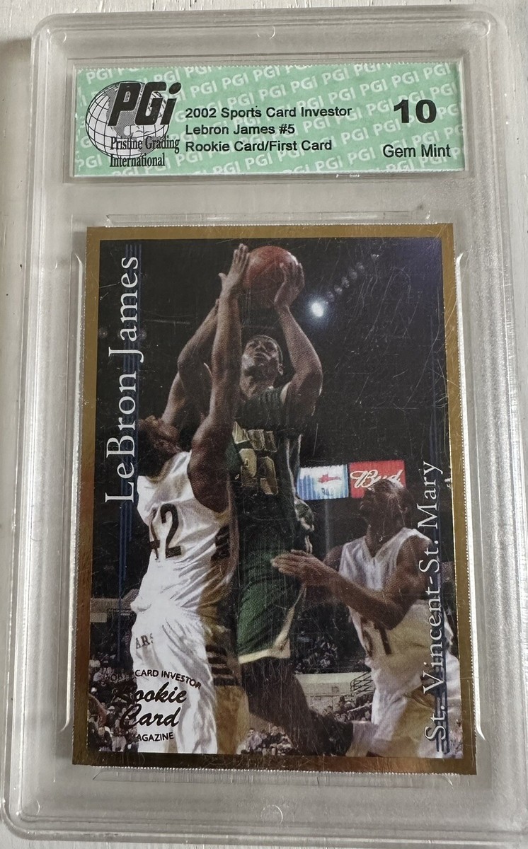 Lebron James Rookie St Vincent St Mary PGI 10!! | eBay