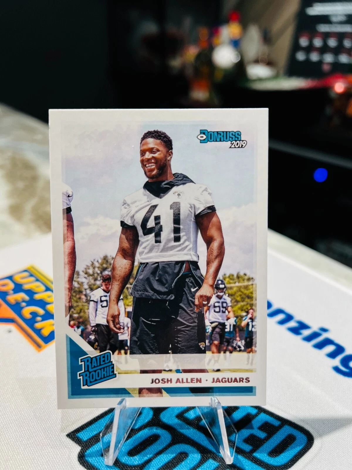 2019 Panini Donruss Football Rated Rookie #343 Josh Allen JACKSONVILLE JAGUARS