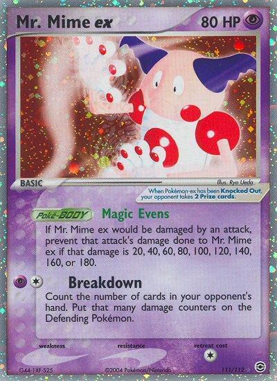 Pokemon Mr. Mime ex (111/117) FireRed & LeafGreen DMG HOLO