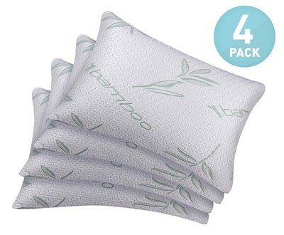 Hypoallergenic Comfort Cooling Bamboo Cover Down Alternative Filling Pillows