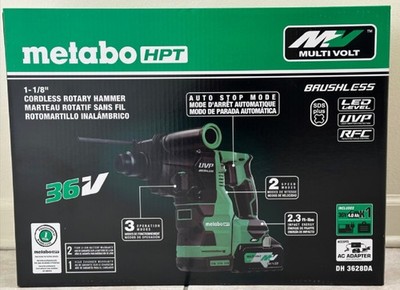 METABO HPT DH3628DA 36V MULTIVOLT 1-1/8'' SDS PLUS ROTARY HAMMER NEW.