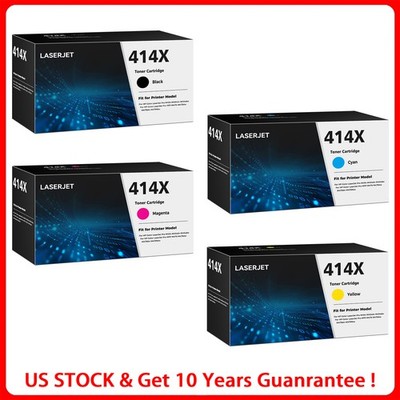 Fit For HP 410X High Yield Toner Set (Black, Magenta, Cyan, Yellow) 4PK W2020X