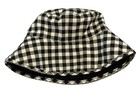 RUSTY Womens Bucket Hat Black & White Reversible 100% Cotton Beach Surf Skate — photo 1