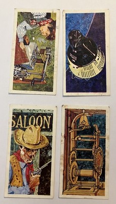 (A04 d) Brooke Bond Tee Sammelkarten ''Erfinder & Erfindungen'' Set 4 Karten