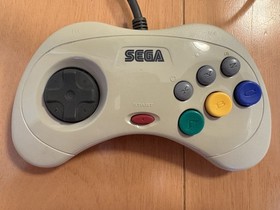 Sega Saturn White Console HST-3220 NTSC-J Japan Tested / 1 Games