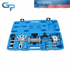 17Pc Slide Hammer Dent Puller Tool Kit Wrench Adapter Axle Bearing Hub Auto Set