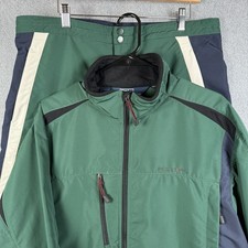 Polo Ralph Lauren Tracksuit Men  s Size XL Green Navy Full Zip Jacket Pants