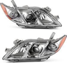 Headlight Assembly Compatible with 2007-2009 Toyota Camry Not Fits Hybrid Mode