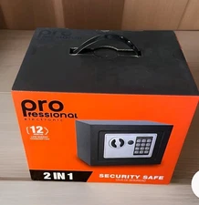 Digital Electronic Safe Security Box Wall Jewelry Gun Cash Black Large Size 12"