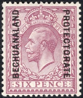 BECHUANALAND: 1928 6d Purple Sg 97 Lightly Mounted Mint Cat £60