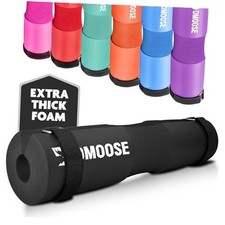 Barbell Pad for Hip Thrust, Squat  Lunges - Non-Slip Thick Foam Black/White