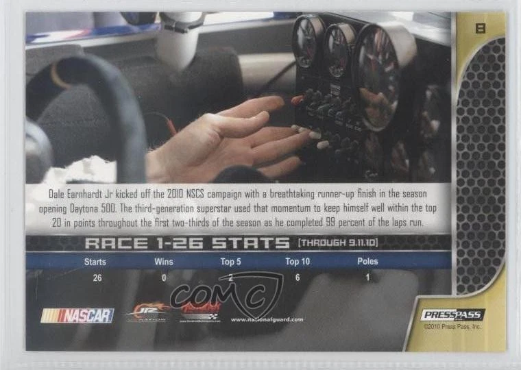 2011 Press Pass Dale Earnhardt Jr #8 HOF - Image 2 of 2