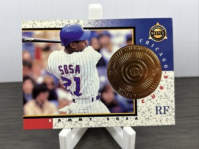 1998 Pinnacle Mint Collection Gold Mint Team Sammy Sosa #21 Chicago Cubs MLB